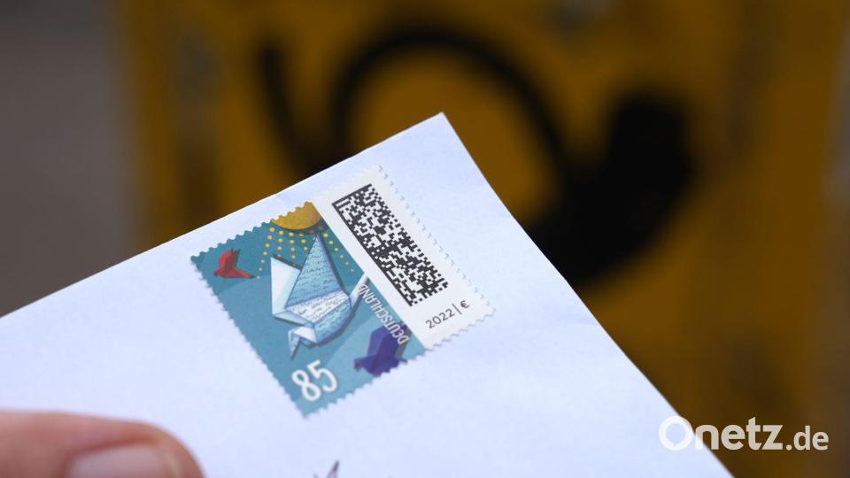 Noch kostet der Versand eines Standardbriefs 85 Cent. Symbolbild: Marcus Brandt/dpa