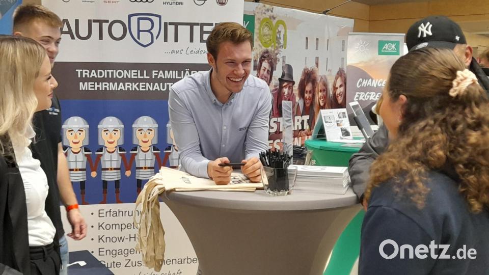 Impressionen von der Ausbildungsmesse. Bild: myd