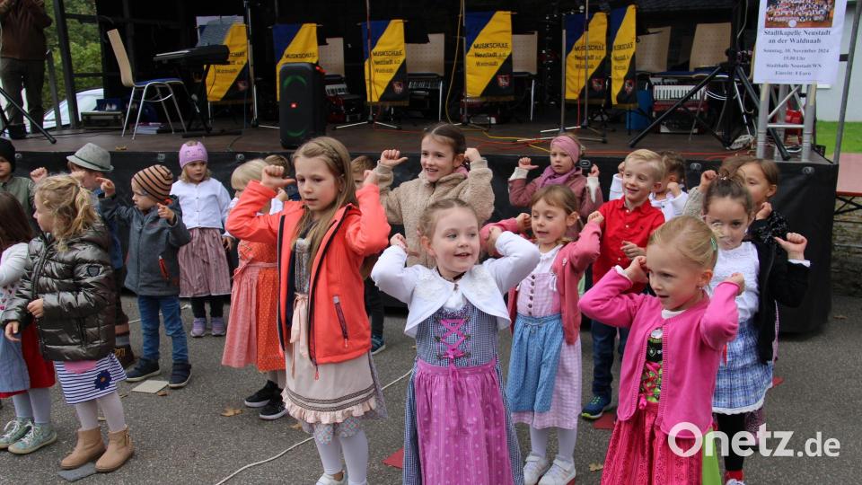 Gelungene Premiere: Der erste Erntedankmarkt der Stadt Neustadt lockte vor allem am Nachmittag die Besucher in Scharen an. Bild: prh