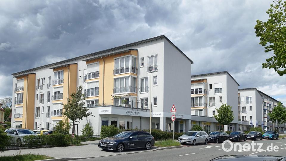 49 Appartements zählen die drei Gebäude für Betreutes Wohnen in der Leimbergerstraße. Bild: Josef Wieder
