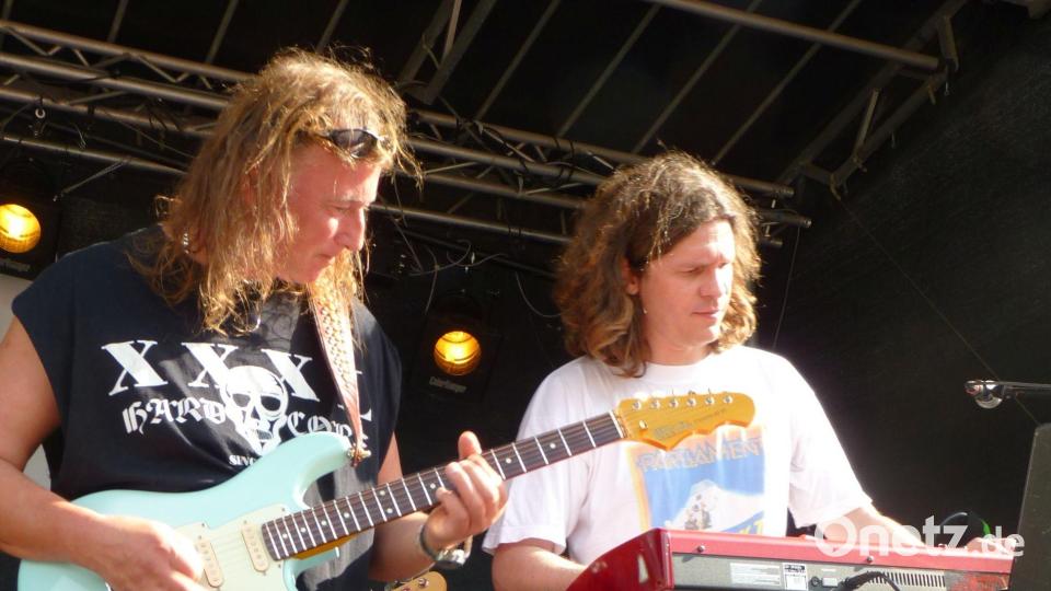 Harry Zawrel (links) und Toby Mayerl am Amberger Altstadtfest 2010. Bild: Cusse Ehbauer/exb