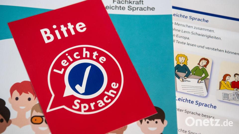 Kurze Sätze, einfache Wörter: Darum geht es bei Leichter Sprache. Symbolbild: Sven Hoppe/dpa
