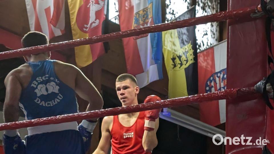 Kirill Burbach (rechts) ist bayerischer Meister in der Gewichtsklasse bis 67 Kilogramm. Bild: Anja Kowalczyk