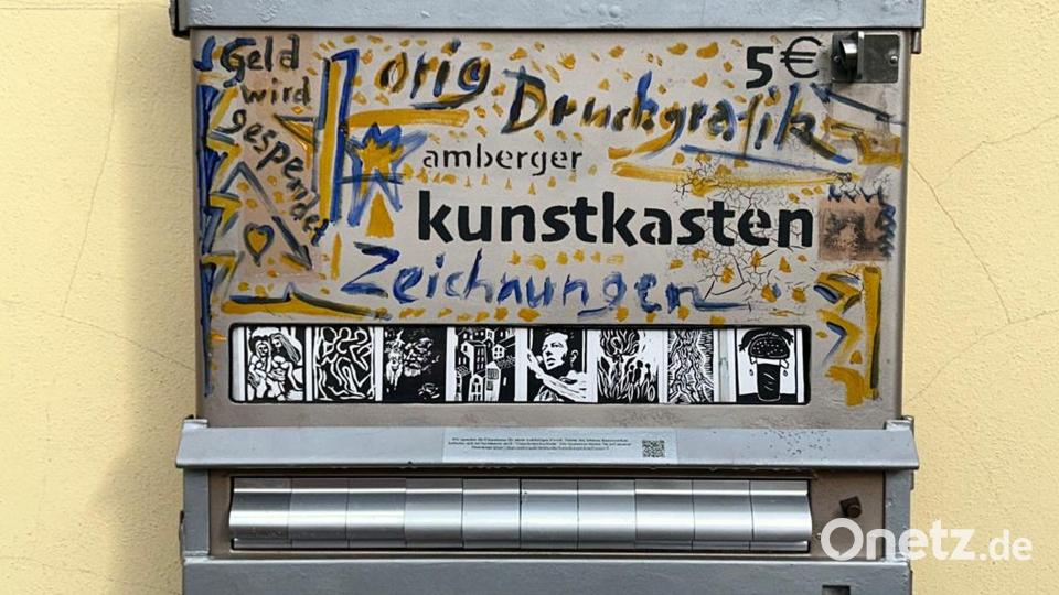 Der Amberger Kunstkasten produziert auch weiter fleißig Spenden. Bild: Achim Hüttner/exb