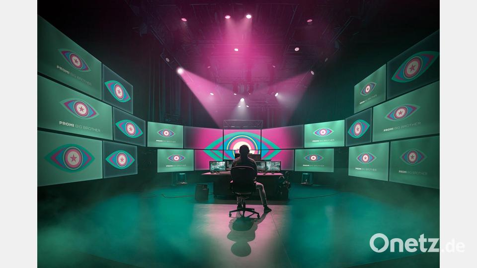 Das Promi Big Brother Studio. Bild: SAT.1/dpa