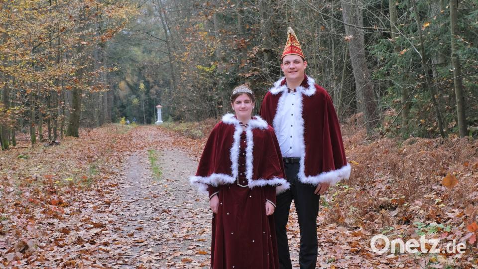 Amelie I. und Patrick II. sind das neue Münchenreuther Prinzenpaar. Bild: Bernhard Eckstein/exb
