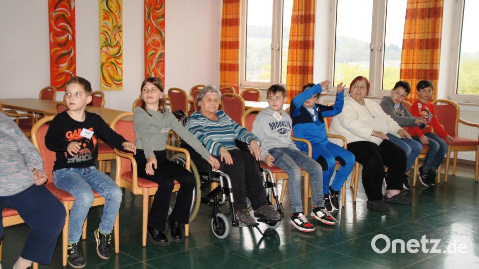 Freude herrscht beim gemeinsamen Singen. Bild: sir