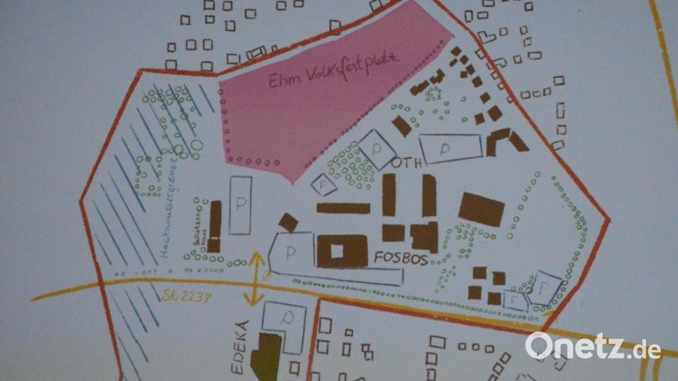 Noch stecken die städtebaulichen Planungen für den alten Volksfestplatz in den Kinderschuhen. Bild: Kunz