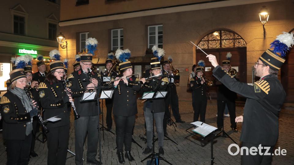Die Knappschaftskapelle sorgte für die passende musikalische Umrahmung. Bild: Wolfgang Steinbacher