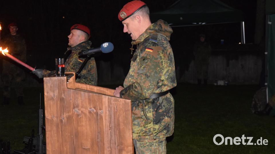 Der Kommandeur des Logistikbataillon 472, Oberstleutnant Martin Hillebrand: &quot;Der Blick von Politik und Gesellschaft auf die Streitkräfte ist ein anderer geworden zu sein. Und das ist gut so.&quot; Bild: bö