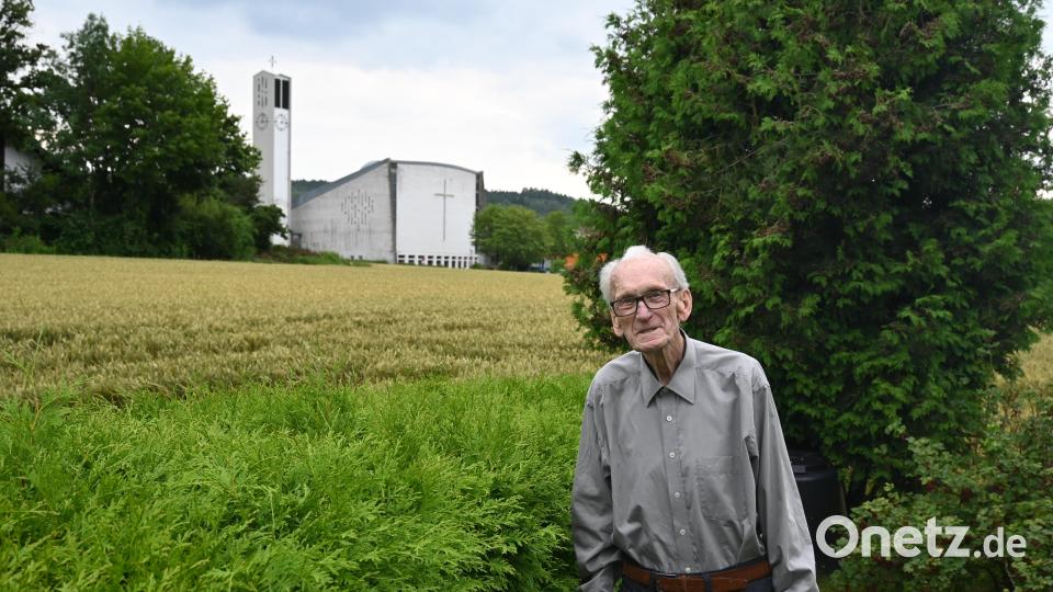 Von seinem Garten aus hatte Oswald Baer &quot;seine&quot; Auferstehungskirche gut im Blick, an deren Erbauung er einen maßgeblichen Anteil hatte. Archivbild: kki