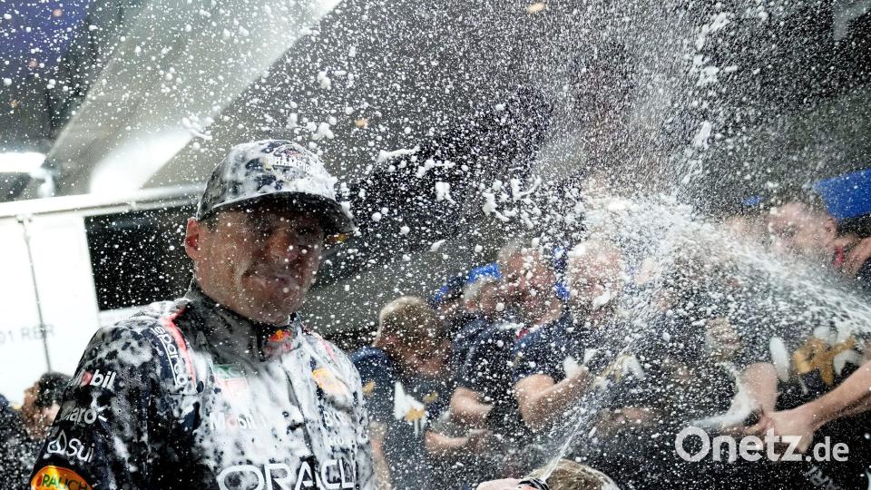 Max Verstappen feierte eine rauschende Vegas-Party. Bild: Matt York/AP/dpa