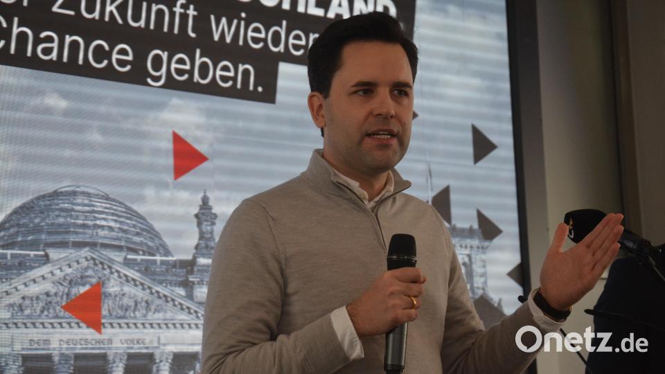 JU-Bundesvorsitzender Johannes Winkel. Bild: Kunz
