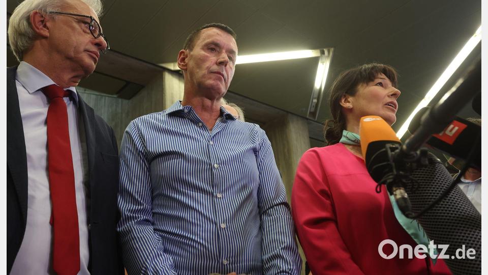 Genditzki nach seinem Freispruch. Bild: Karl-Josef Hildenbrand/dpa