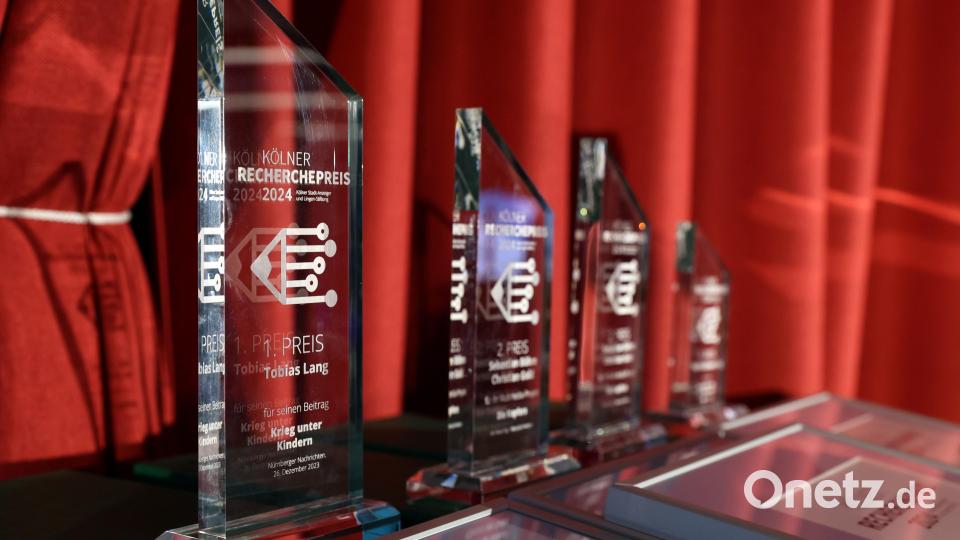 Der mit insgesamt 15.000 Euro dotierte „Kölner Recherchepreis“ wird seit 2023 gemeinsam vom „Kölner Stadt-Anzeiger“ und der Kölner Lingen-Stiftung ausgelobt. Zuvor wurde er drei Jahre lang als „Gutenberg-Preis“ von der Mainzer Mediengruppe VRM und der Lingen-Stiftung verantwortet. Prämiert werden Beiträge von Journalistinnen und Journalisten bis 35 Jahren in deutschen Lokal- und Regionalzeitungen oder auf redaktionell eigenständigen Online-Plattformen. Bild: Martina Goyert/KStA Medien