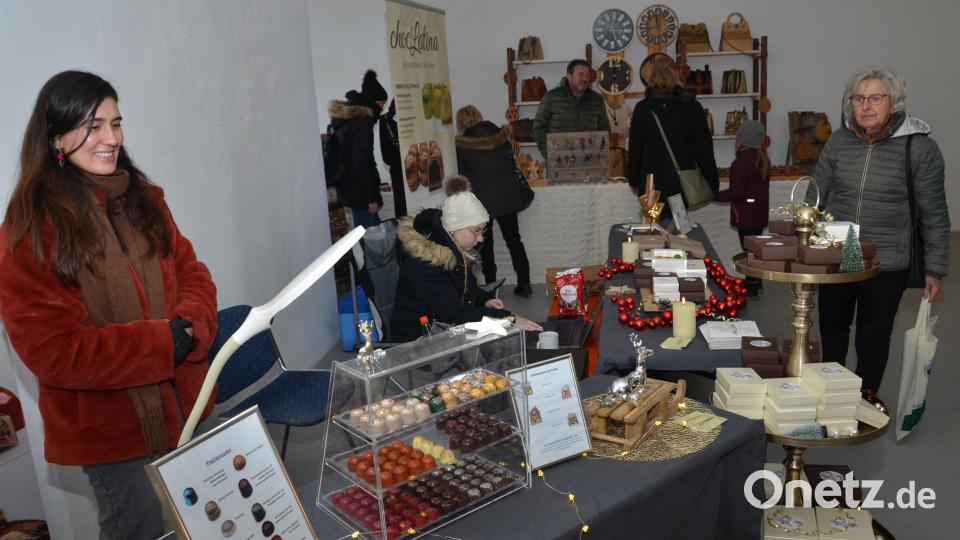 Exklusive Pralinen-Kreationen gab es auch in der Geschenkpackung. Bild: dob