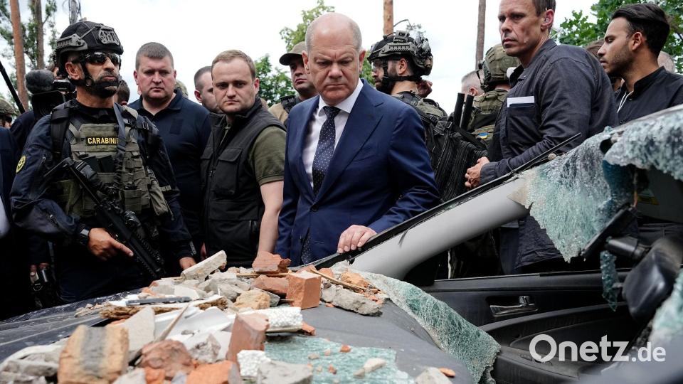 Zuletzt war Scholz im Juni 2022 in der Ukraine. Bild: Kay Nietfeld/dpa