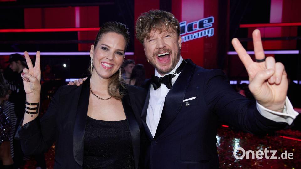 Das US-finnische Gewinner-Duo bei „The Voice of Germany“ Bild: Jörg Carstensen/dpa