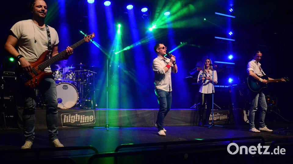 Die Partyband "Highline". Bild: Kunz
