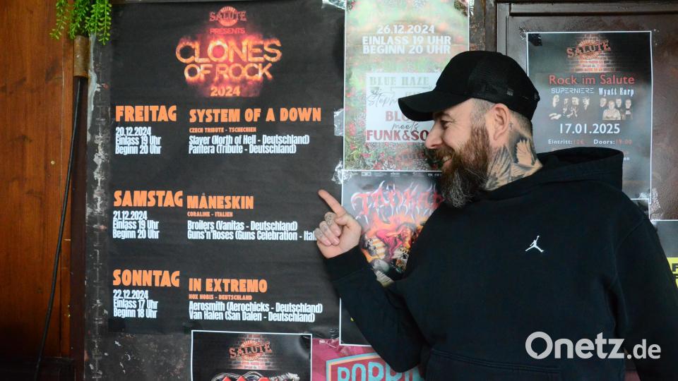 Tom Bauer ist stolz auf sein Line-up. Bild: Kunz