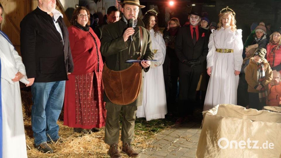 Die Oberpfälzer Herbergssuche in Poppenricht. Bild: Christian Widmann