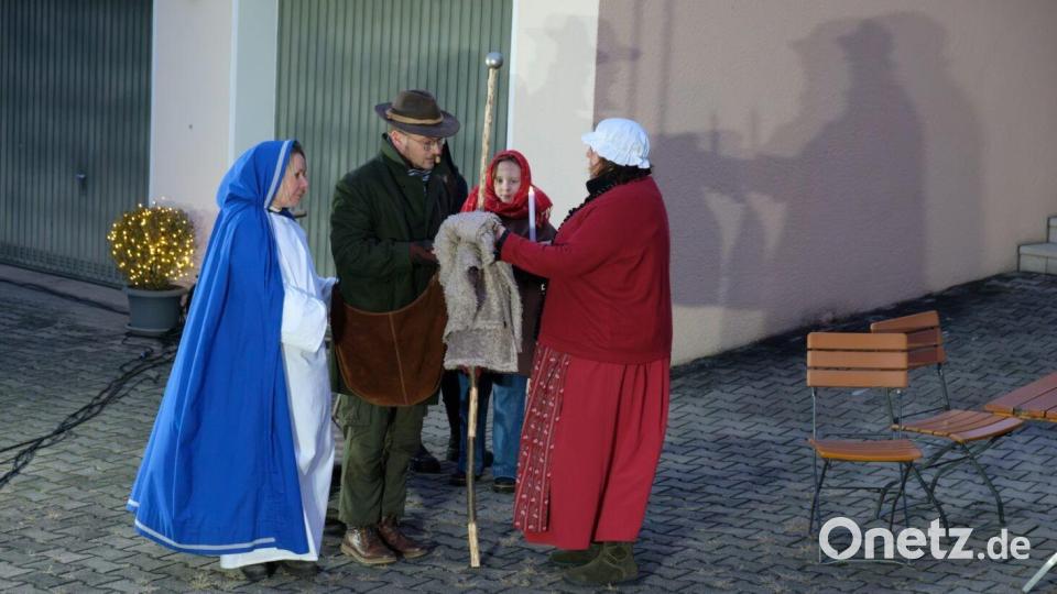 Die Oberpfälzer Herbergssuche in Poppenricht. Bild: Christian Widmann