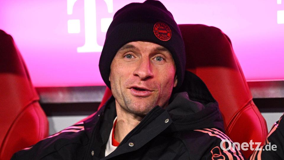 Gegen Gladbach wohl als Musiala-Ersatz gefordert: Thomas Müller. Bild: Tom Weller/dpa