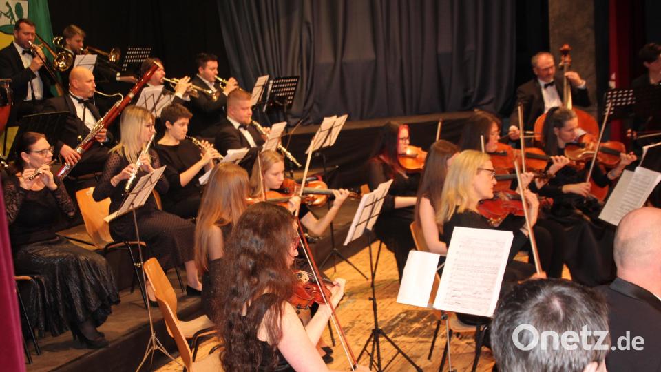 Ein Teil des Orchesters der Donau-Philharmonie. Bild: kro