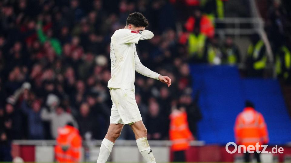 Kai Havertz vergab einen Elfmeter. Bild: Mike Egerton/PA Wire/dpa