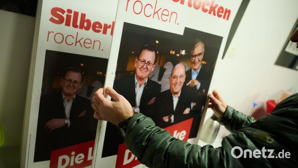 Bodo Ramelow, Gregor Gysi und Dietmar Bartsch sollen Direktmandate für die Linke holen und ihr so den erneuten Einzug in den Bundestag sichern. Archivbild: Annette Riedl/dpa
