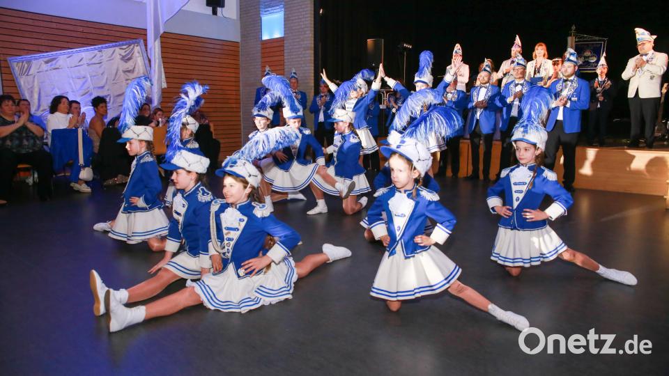 Die Kindergarde mit dem Gardemarsch. Bild: egl