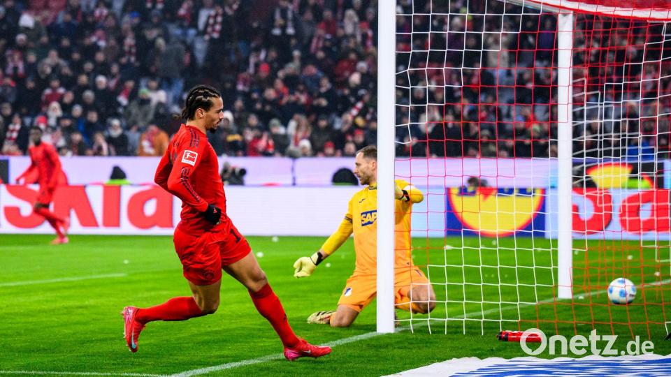 Leroy Sané bei seinem Treffer zum 4:0. Bild: Tom Weller/dpa