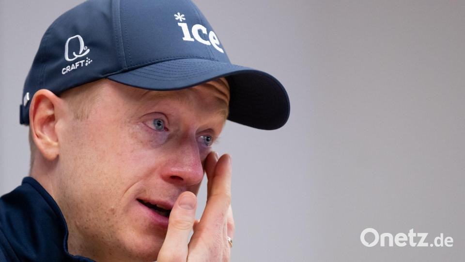 Kann seine Emotionen nicht zurückhalten: Johannes Thingnes Bö. Bild: Sven Hoppe/dpa