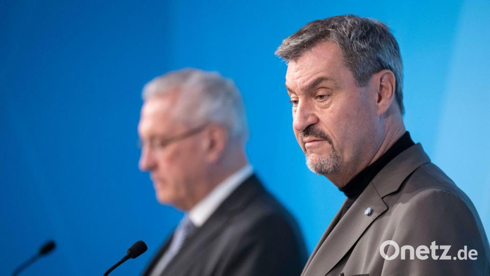 Dem Ministerpräsidenten reicht es. Bild: Lukas Barth/dpa