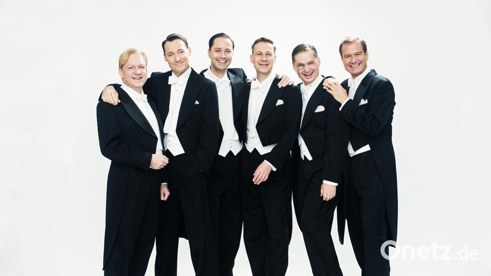 Die Berlin Comedian Harmonists kommen nach Weiden. Karten für das Konzert können nicht gekauft, sondern nur in einem Quiz im Stadtmuseum gewonnen werden. Bild: Philipp Arnoldt / Konzertdirektion Claudius Schutte