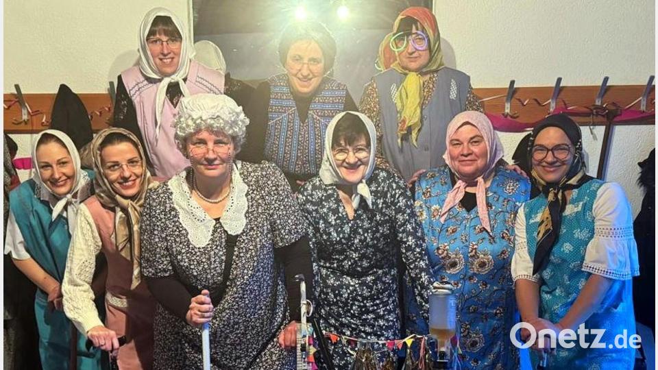 Stets für Lachsalven gut: Die Auftritte einer couragierten Frauenbund-Gruppe. Bild: do