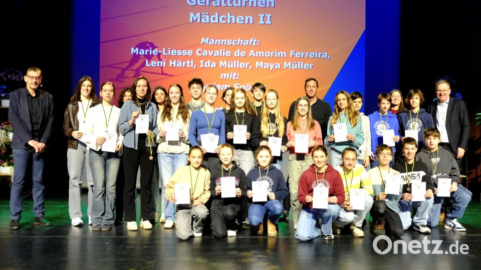 Die erfolgreichen Teams des Erasmus-Gymnasiums. Bild: gsp