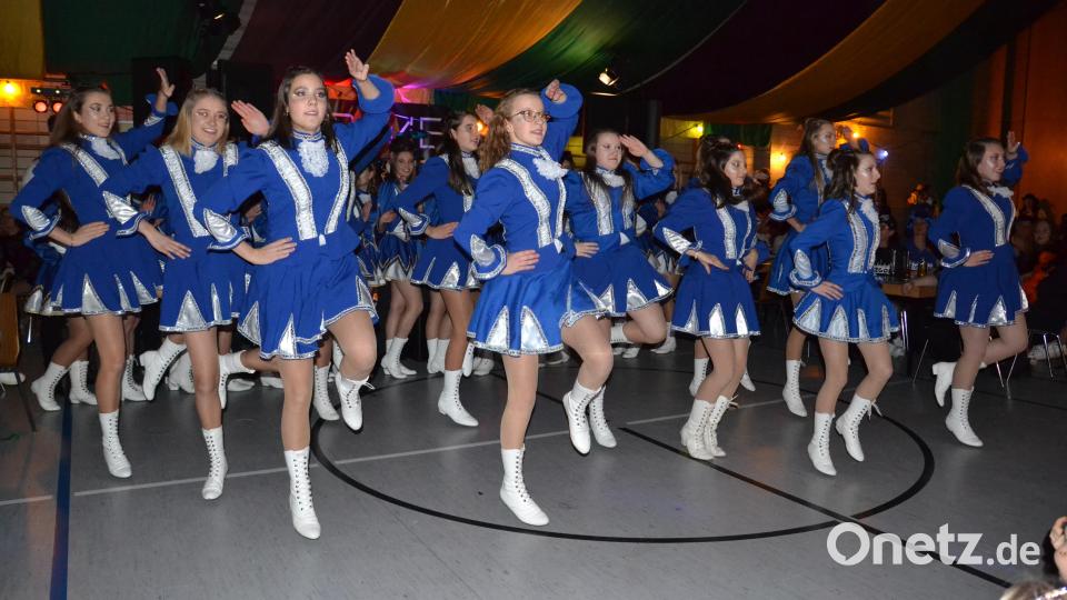 Die Prinzengarde aus Pleystein bei ihren Darbietungen. Bild: gi