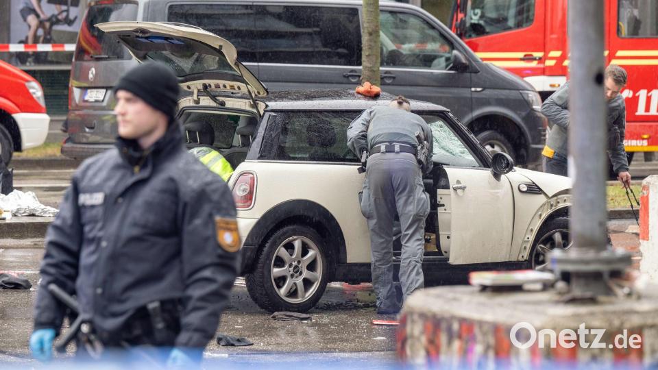 Laut Polizei wurden viele Menschen verletzt. Bild: Peter Kneffel/dpa