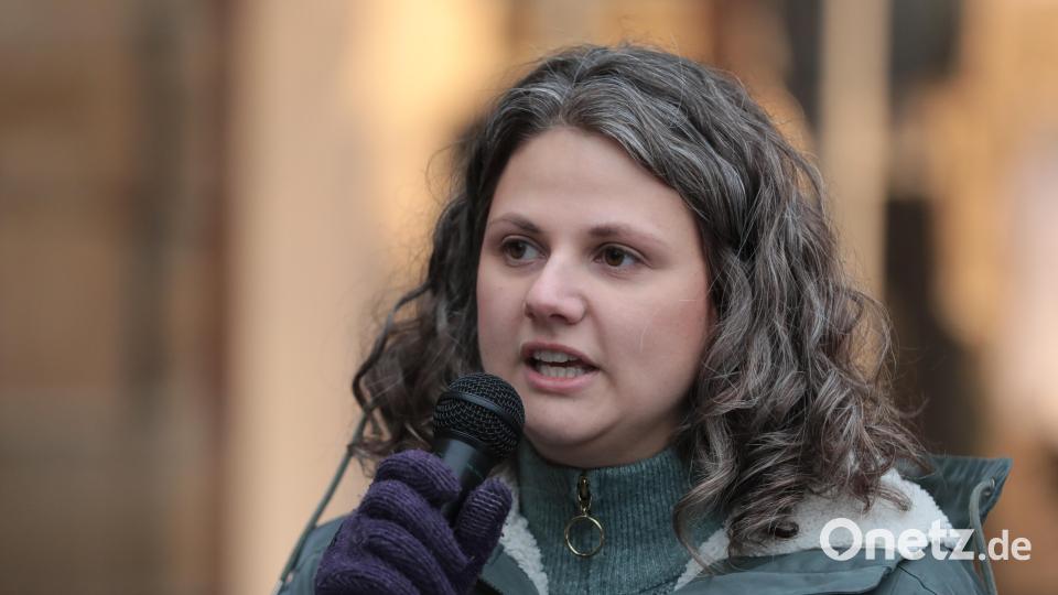 Carina Brandl von Fridays for Future Amberg. Bild: Wolfgang Steinbacher