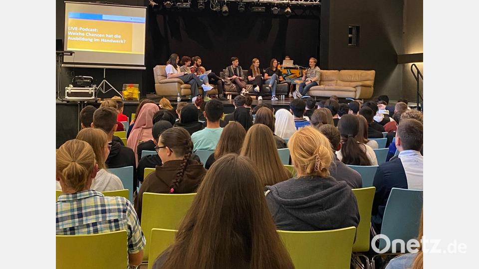 Ein besonderes Event: der Live-Podcast mit Publikum. Bild: JuZ Weiden