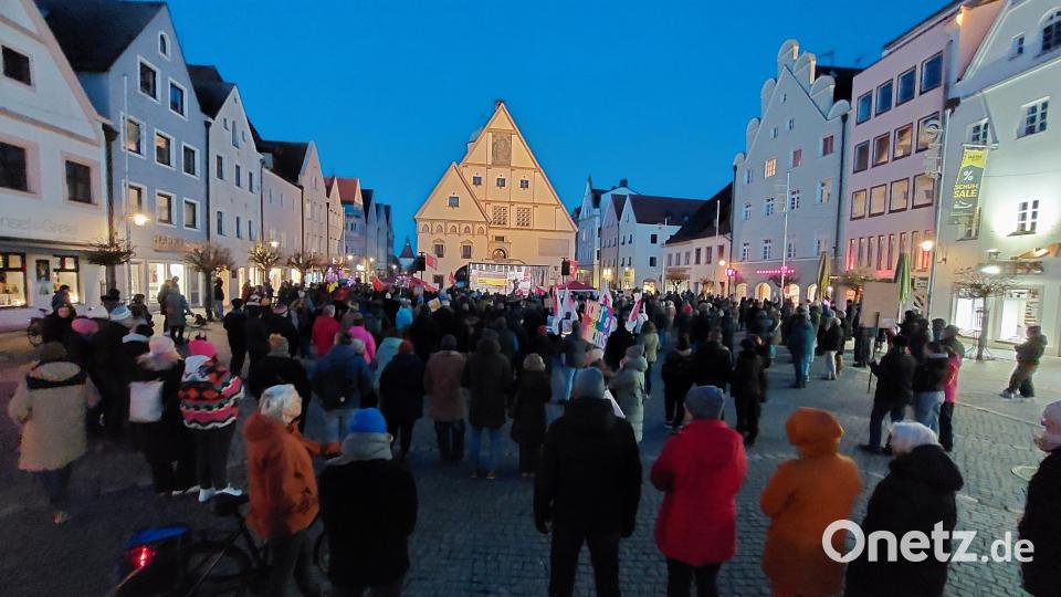Kundgebung gegen Rechtsextremismus. Bild: Kunz