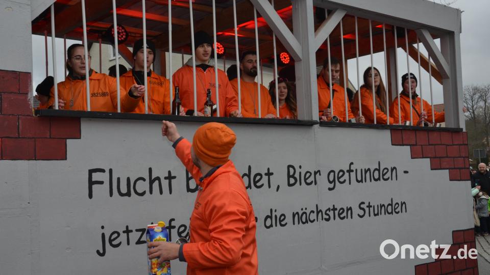 &quot;Ausbruch mit Stil - Schnaps ist unser Ziel&quot;, meinen die Häftlinge der JVA, die &quot;Prison Break&quot; nachahmten. Bild: dob
