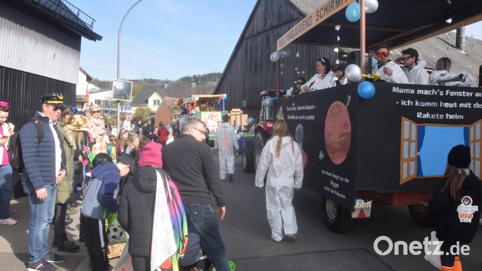 Die Kolpingjugend Schirmitz hatte einen Wagen gestaltet. Bild: fz
