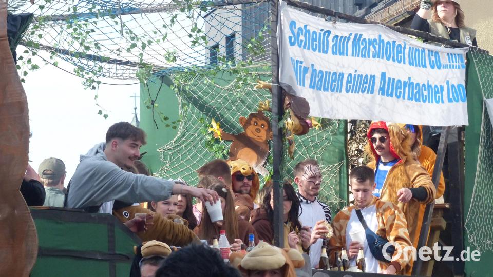 Die Aussage auf dem Banner lässt an Klarheit nichts zu wünschen übrig. Bild: mfh