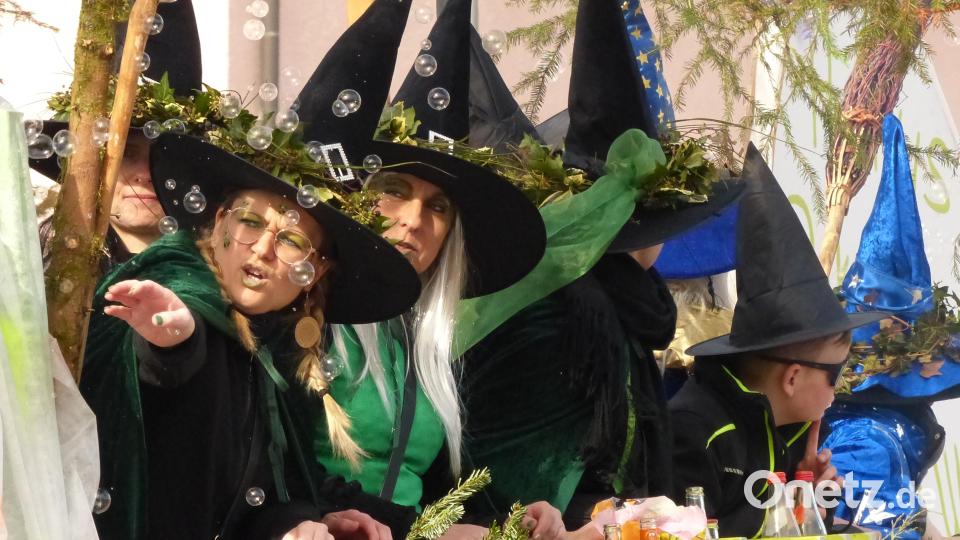 Die Roßmann-Hexen haben einen Lastwagen in einen fahrenden Wald verzaubert. Bild: mfh