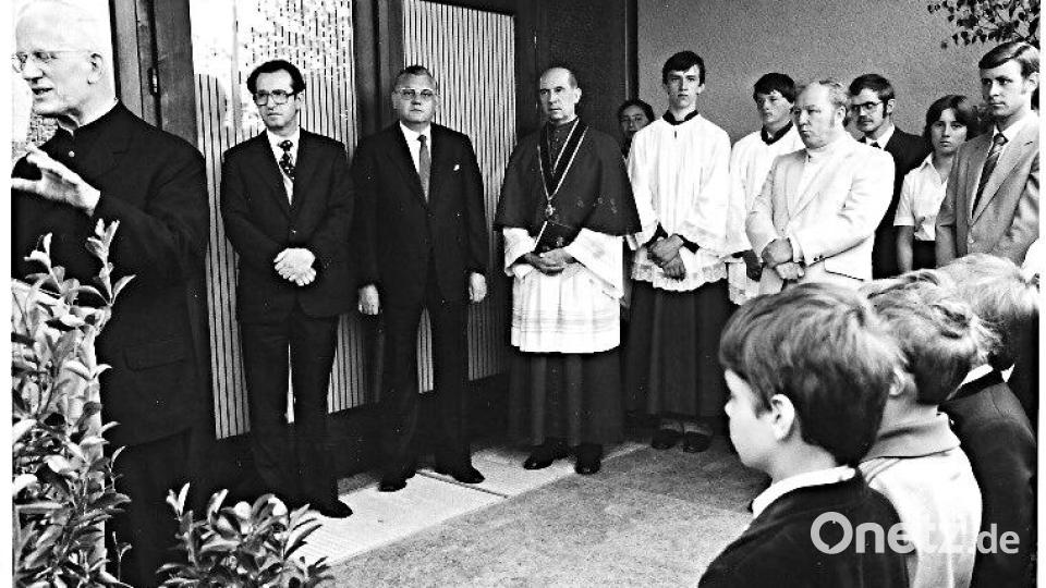 Einweihung des Pfarrheims im August 1980 Archivbild: Rudolf Nold