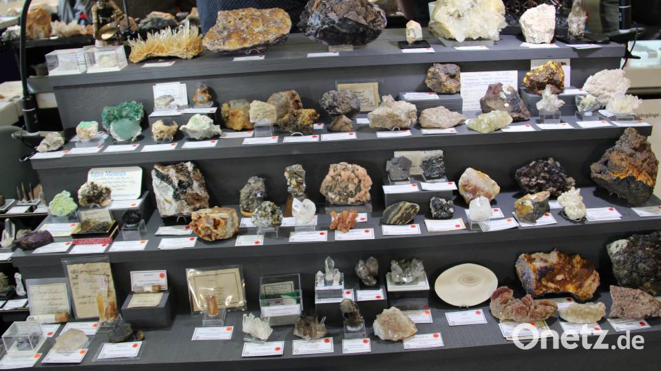 Das Angebot an Mineralien war riesig. Bild: prh