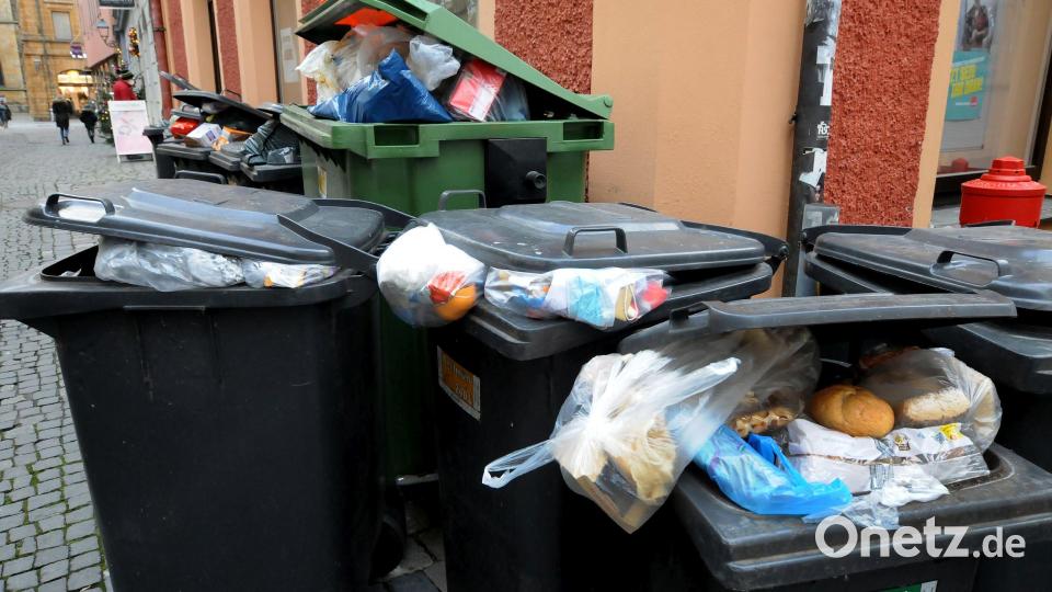 Der Hausmüll in Weiden bleibt am 13. und 14. März stehen. Der Städtische Bauhof wird bestreikt. Symbolbild: Stephan Huber