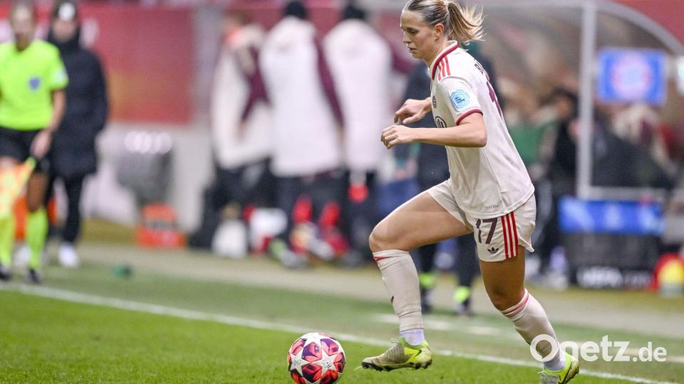 Klara Bühl verlängerte beim FC Bayern. Bild: Harry Langer/dpa